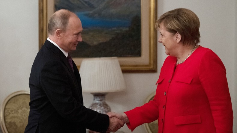 Merkel und Putin sprechen über Syrien und Ukraine-Konflikt 