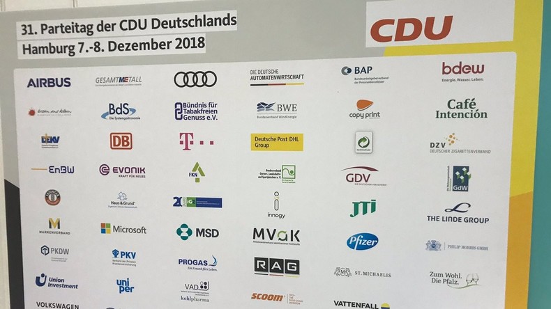 Parteispenden 2018: CDU erhält wieder die meisten Großspenden