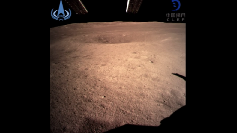 Chinas "Chang'e 4" veröffentlicht erstes Bild nach Landung auf erdabgewandter Seite des Mondes 