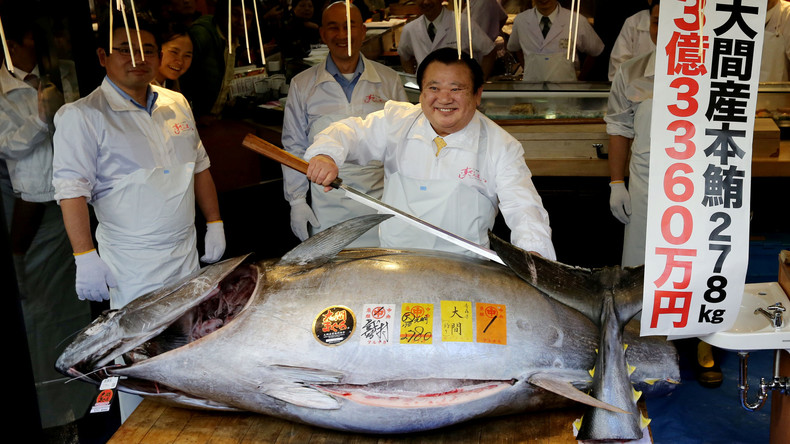 Tokio: Rekordpreis von 2,7 Millionen Euro für Thunfisch