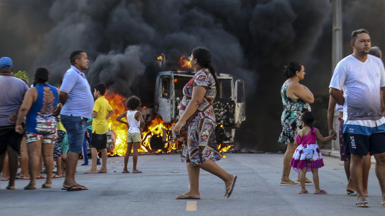 Zahlreiche Brandanschläge krimineller Banden in Nordbrasilien