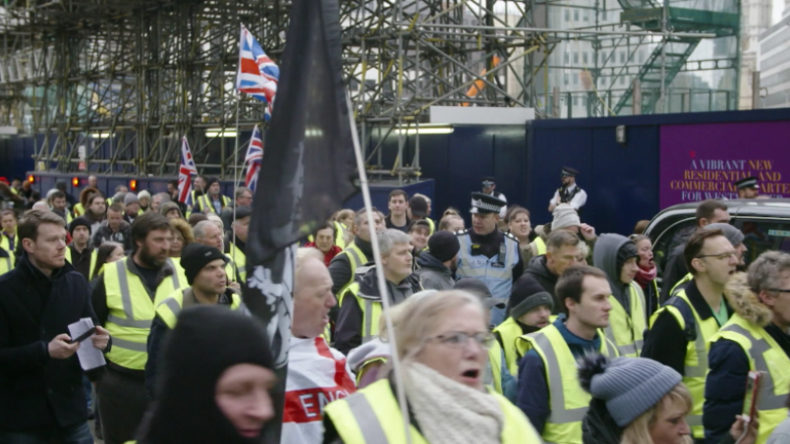 London: "Gelbwesten" protestieren, nachdem Protest-Organisator festgenommen wurde
