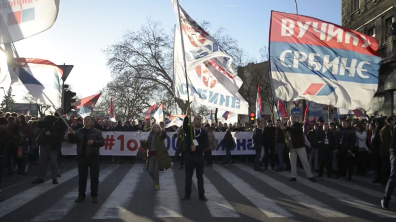 Serbien: Putin in Belgrad als Held begrüßt