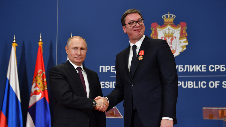 "Freunde in Europa": Russland und Serbien bauen strategische Partnerschaft aus