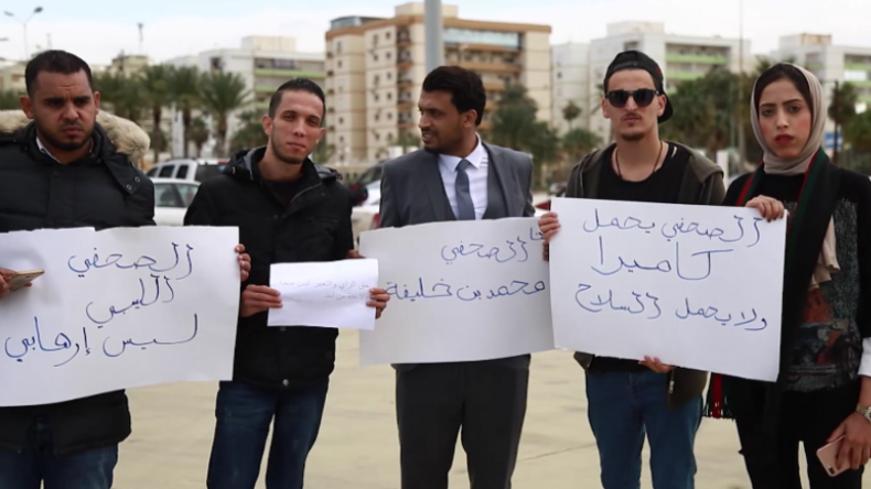Libyen: Journalisten protestieren nach Ermordung des Ruptly-Kollegen Ben Khalifa