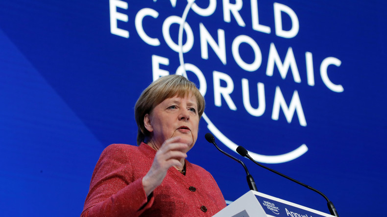 LIVE: Angela Merkel hält Rede auf Weltwirtschaftsforum in Davos 