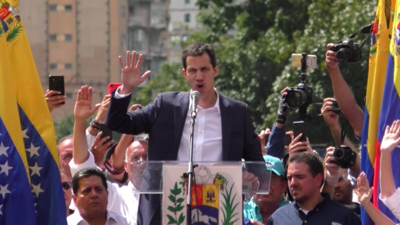 Regime-Change in Venezuela: Oppositioneller Guaidó ernennt sich "rechtswidrig" zum Präsidenten