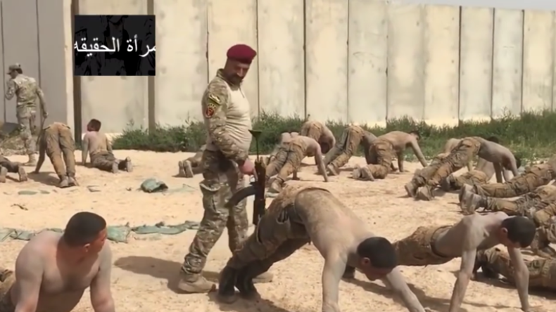 Schüsse zwischen die Beine – Skurriles Training von Sicherheitskräften im Irak 