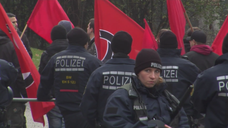 AfD-Protest gegen Dieselverbot trifft in Stuttgart auf Antifa