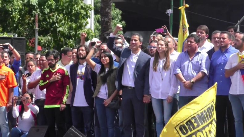 Venezuela: Guaidó kündigt internationale humanitäre Hilfe für Venezuela an 