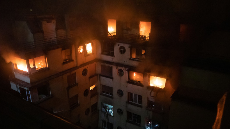 Hausbrand in Paris: Krimineller Hintergrund vermutet, eine Verdächtige festgenommen