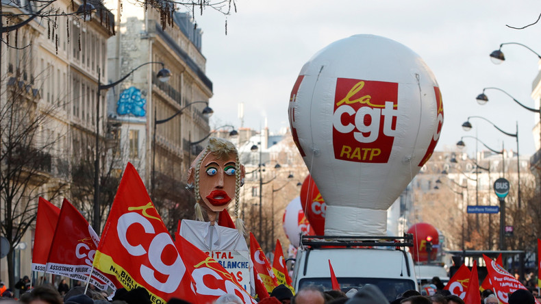 LIVE: Französische Gewerkschaften protestieren für höheren Mindestlohn in Paris