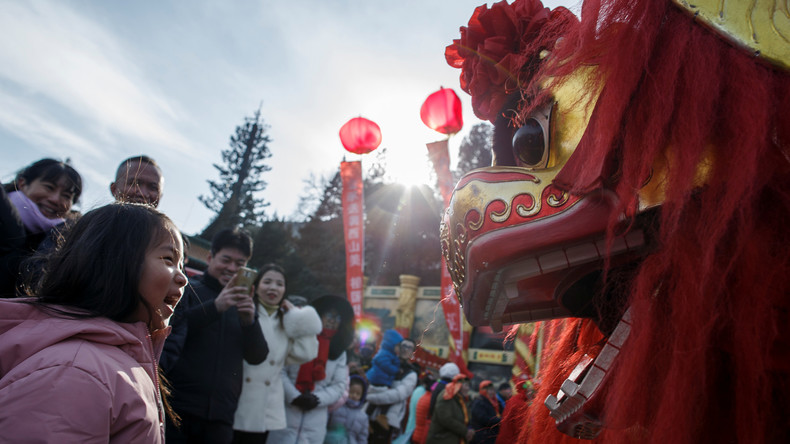 Im Zeichen des Schweins: China feiert chinesisches Neujahr