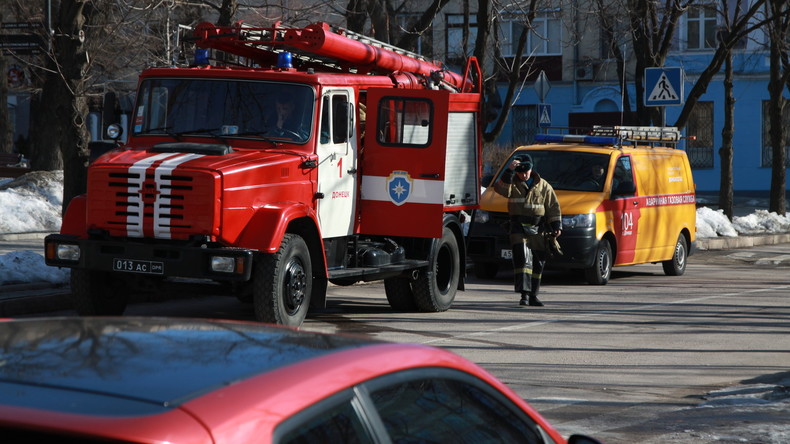 Drei Explosionen in Donezk