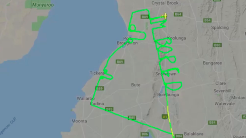 Wenn Langeweile Kreativität schafft – Pilot zeichnet Penisse und "Mir ist langweilig" in den Himmel