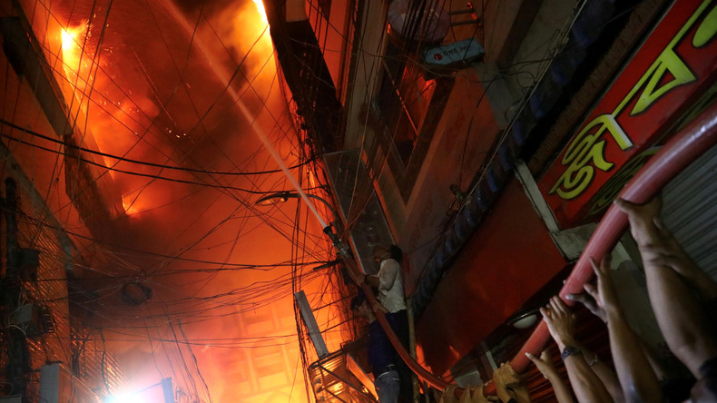 Mindestens 69 Tote bei Großbrand in Bangladesch