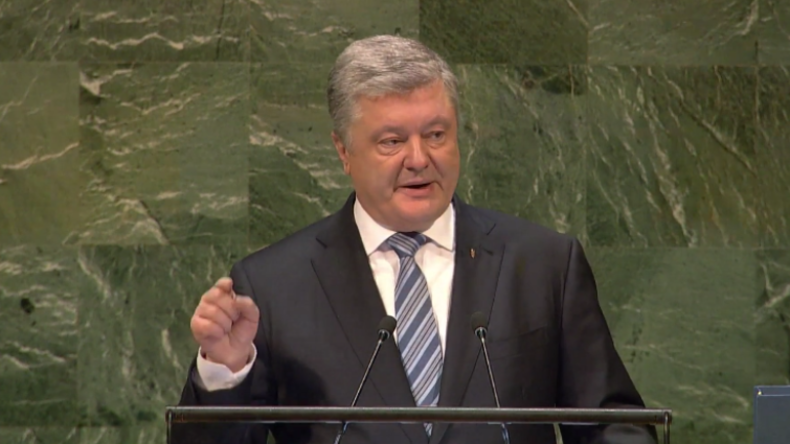 "Auf seinen Platz verweisen" – Poroschenko fordert vor UN, Russlands Vetorecht zu entziehen