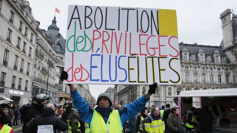 LIVE aus Paris: Gelbwesten protestieren zum 15. Mal in Folge