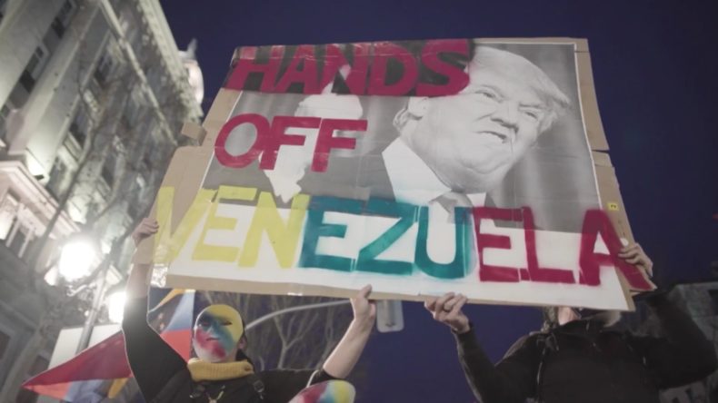 Spanien: "Hände weg von Venezuela" – Pro-Maduro-Demo in Madrid