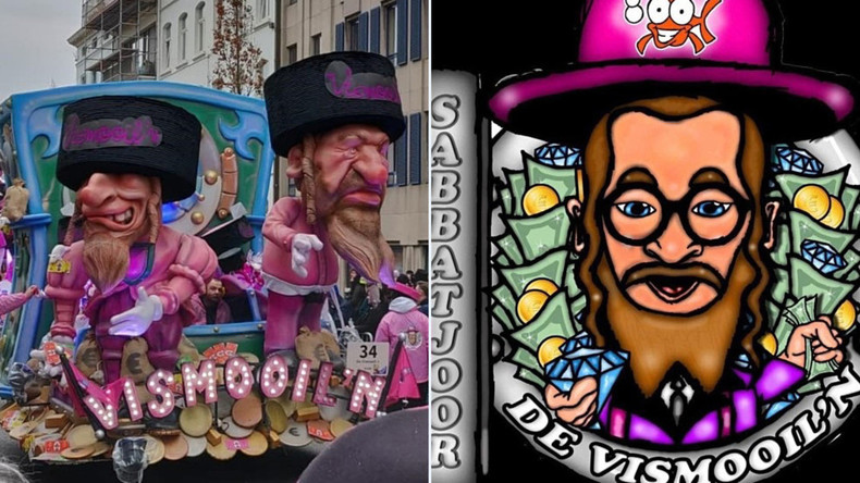Hakennasen und Geldsäcke: Karneval in Belgien verstört mit antisemitischen Stereotypen