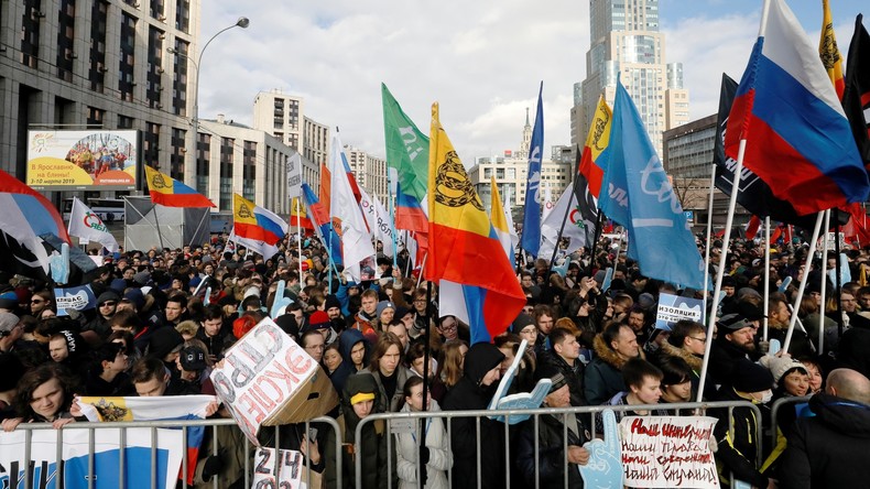 Demo für freies Internet in Moskau – RT und Ruptly sind nicht zugelassen