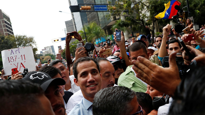 Venezuela: Juan Guaidó zeigt sich zufrieden mit der Krise (Video)