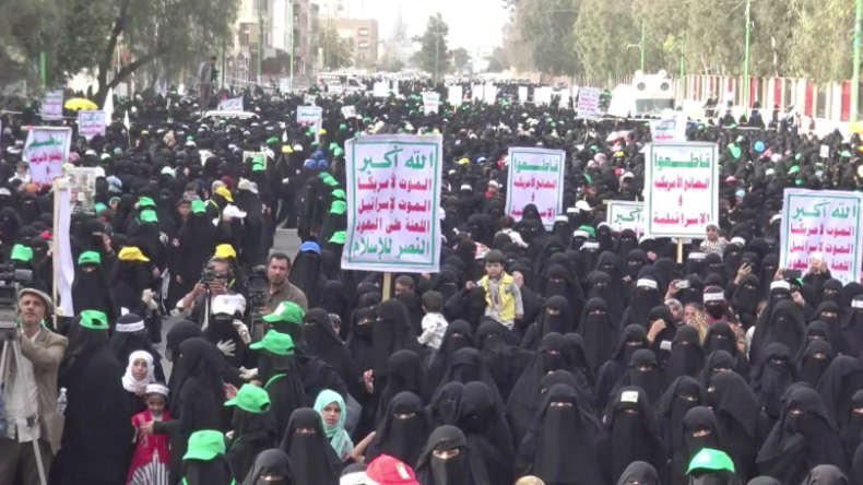 Jemen: "Wieder zehn Kinder tot" – Hunderte Frauen und Kinder protestieren gegen Luftangriffe