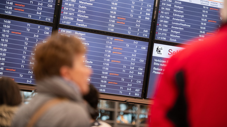 Tausende Passagiere von Warnstreik am Hamburger Flughafen betroffen
