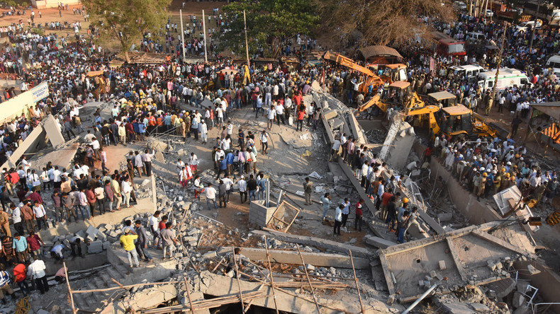 Mindestens vier Tote bei Gebäudeeinsturz in Indien