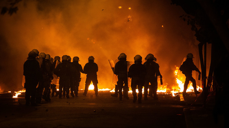 Erneut Chaosnacht im Athener Autonomenviertel Exarchia 