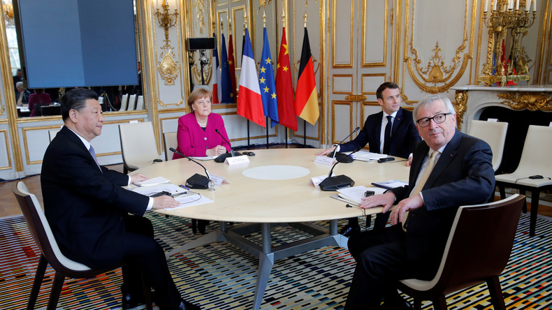 LIVE: Merkel, Macron, Juncker und Xi geben in Paris Erklärungen nach Gesprächen ab