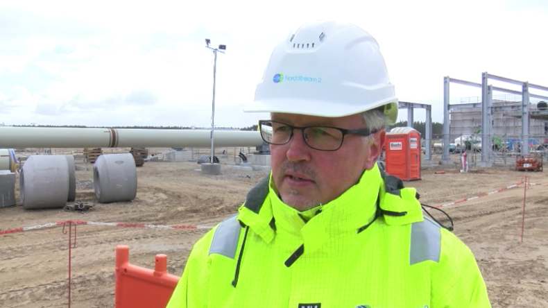 Deutschland: An der Baustelle von Nord Stream 2 – "Bauarbeiten verlaufen nach Plan" 