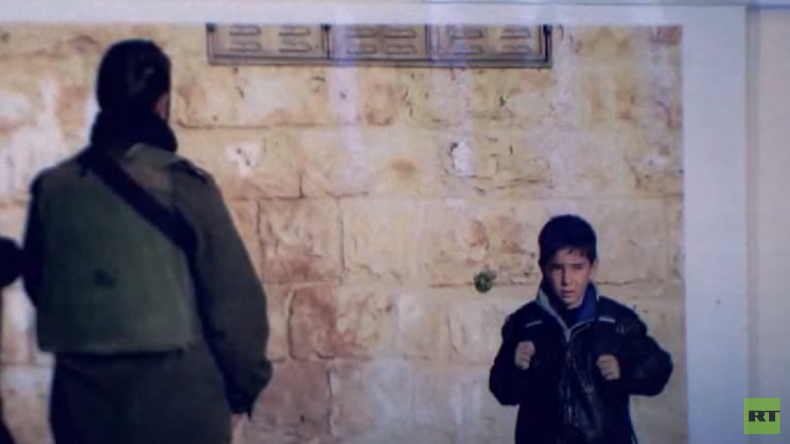 Israelische Armee gegen 10 Jahre alte Kinder (Video)