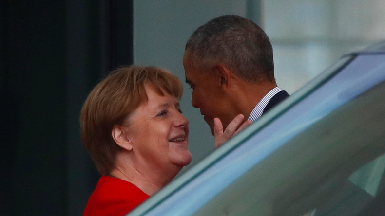 Obama zu Besuch in Deutschland: 5.000 Euro für einen feuchten Händedruck und Selfie