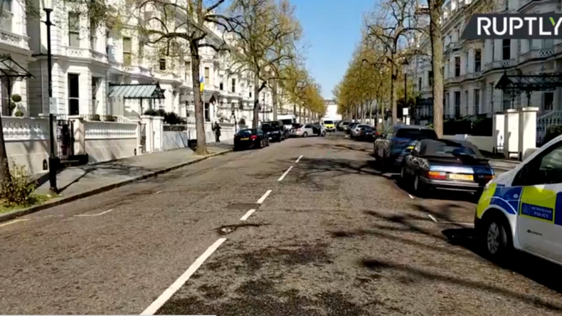 Schüsse vor der ukrainischen Botschaft in London nach Kollision mit Wagen des Botschafters