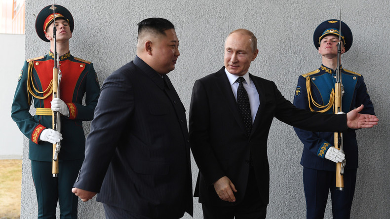 Wladiwostok: Wladimir Putin empfängt Kim Jong-un zum historischen Gipfel in Russland
