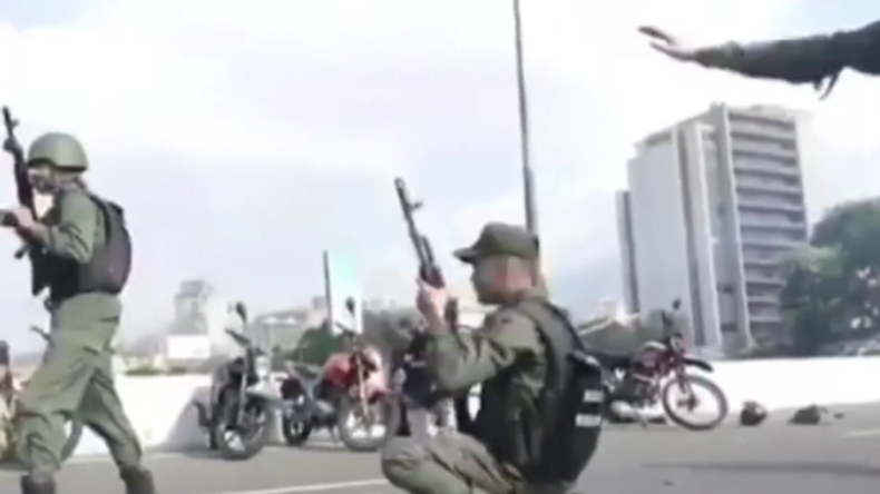 Venezuela: Schüsse bei Pro-Guaidó-Demonstration in Caracas