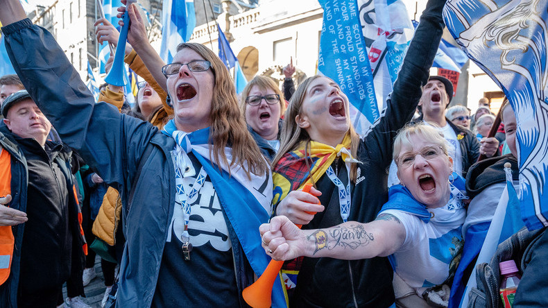 LIVE: Glasgow – Tausende für schottischen Unabhängigkeitsmarsch erwartet