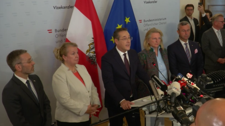 Österreich: Strache nennt Video geheimdienstliches, politisches Attentat, um Regierung zu sprengen