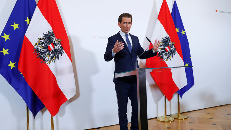 LIVE: Österreichs Kanzler Sebastian Kurz gibt Presseerklärung ab