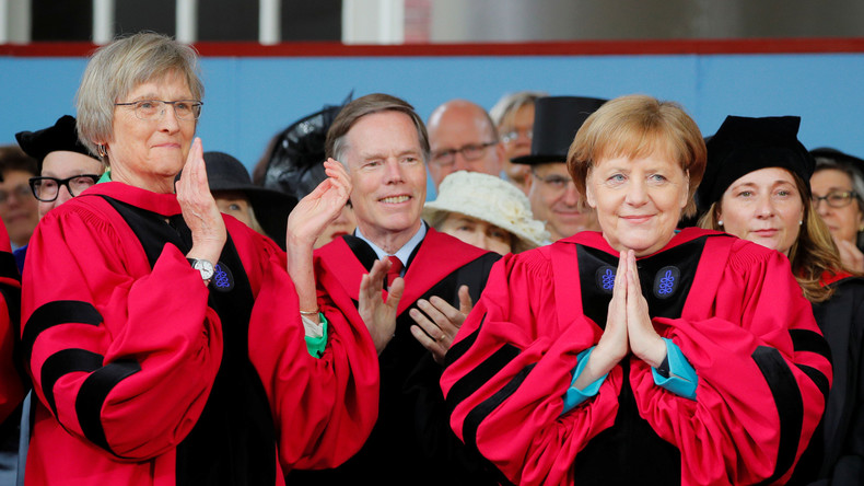 Ausgezeichnet! Merkel für Rede in Harvard geehrt 