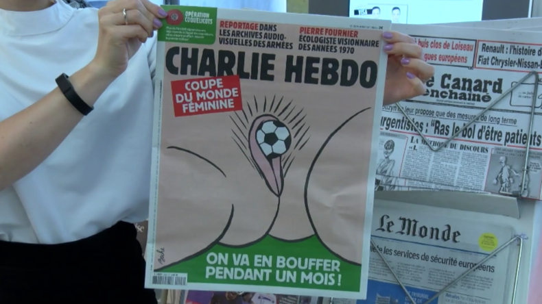 Frankreich: Charlie Hebdo sorgt mit Cartoon zur Frauen-Weltmeisterschaft für Aufsehen