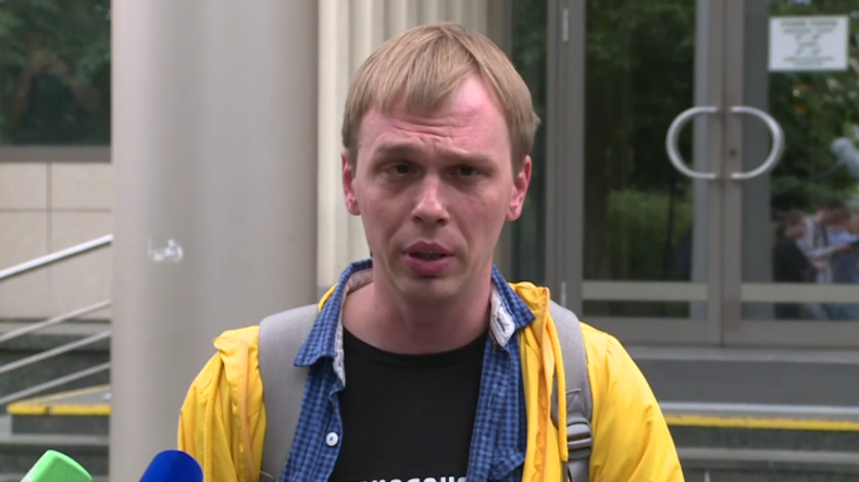 "Ich bekomme Panikattacken" – Golunow über seine Inhaftierung