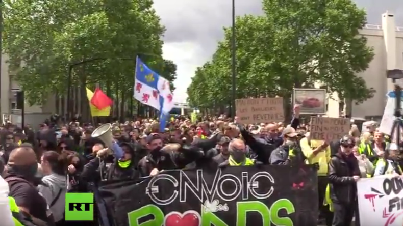 LIVE: Gelbwesten-Proteste in Paris gehen in die 32. Woche – Acte XXXII