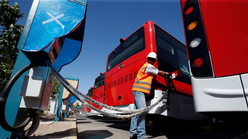 Chinesische E-Busse reduzieren Emissionen in Chile