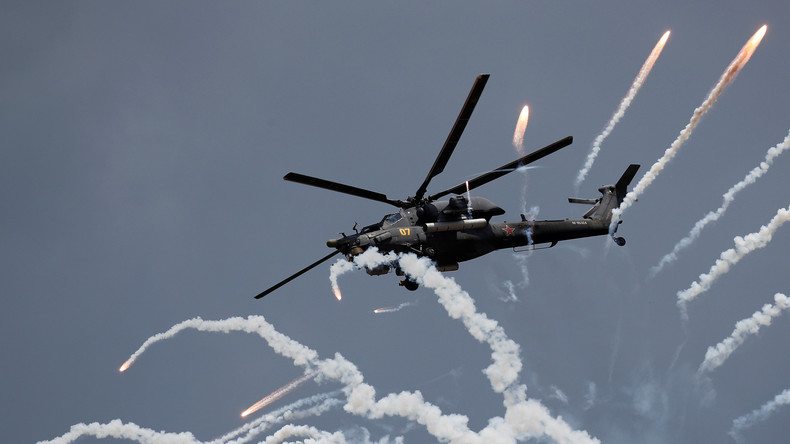 Neuester russischer Hubschrauber Mi-28 testet geheime Panzerabwehrrakete