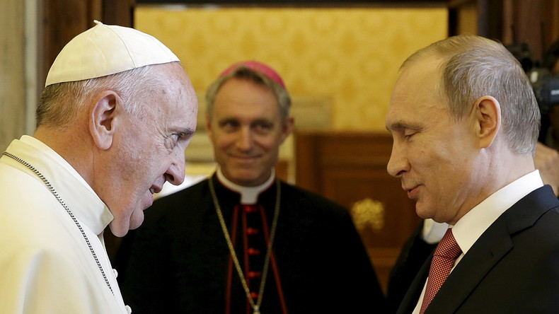 LIVE: Papst Franziskus empfängt Wladimir Putin im Vatikan