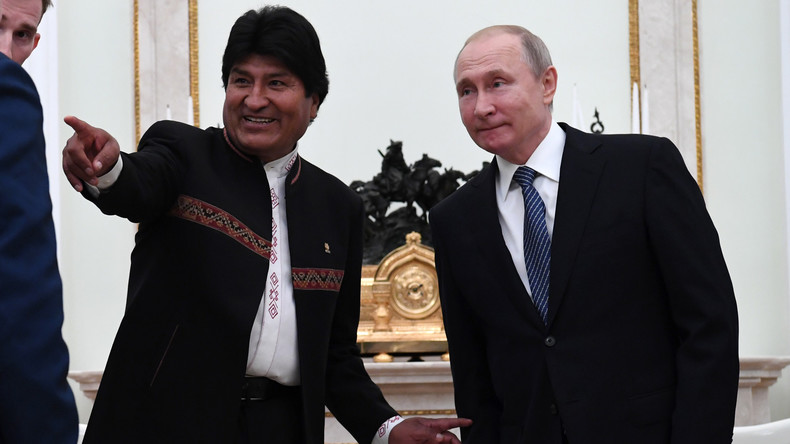 LIVE: Pressekonferenz von Wladimir Putin und Evo Morales