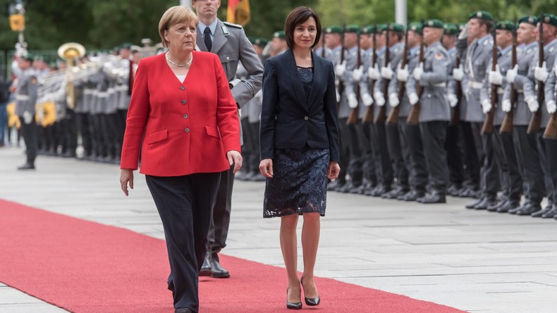 LIVE: Pressekonferenz von Angela Merkel und Ministerpräsidentin der Republik Moldau, Maia Sandu