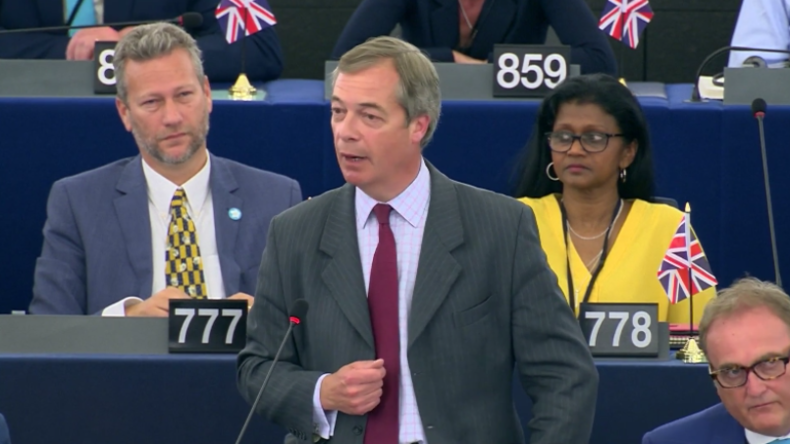 EU-Parlament: "Gott sei Dank, wir verlassen diese Union" – Farage zu von der Leyens EU-Plänen